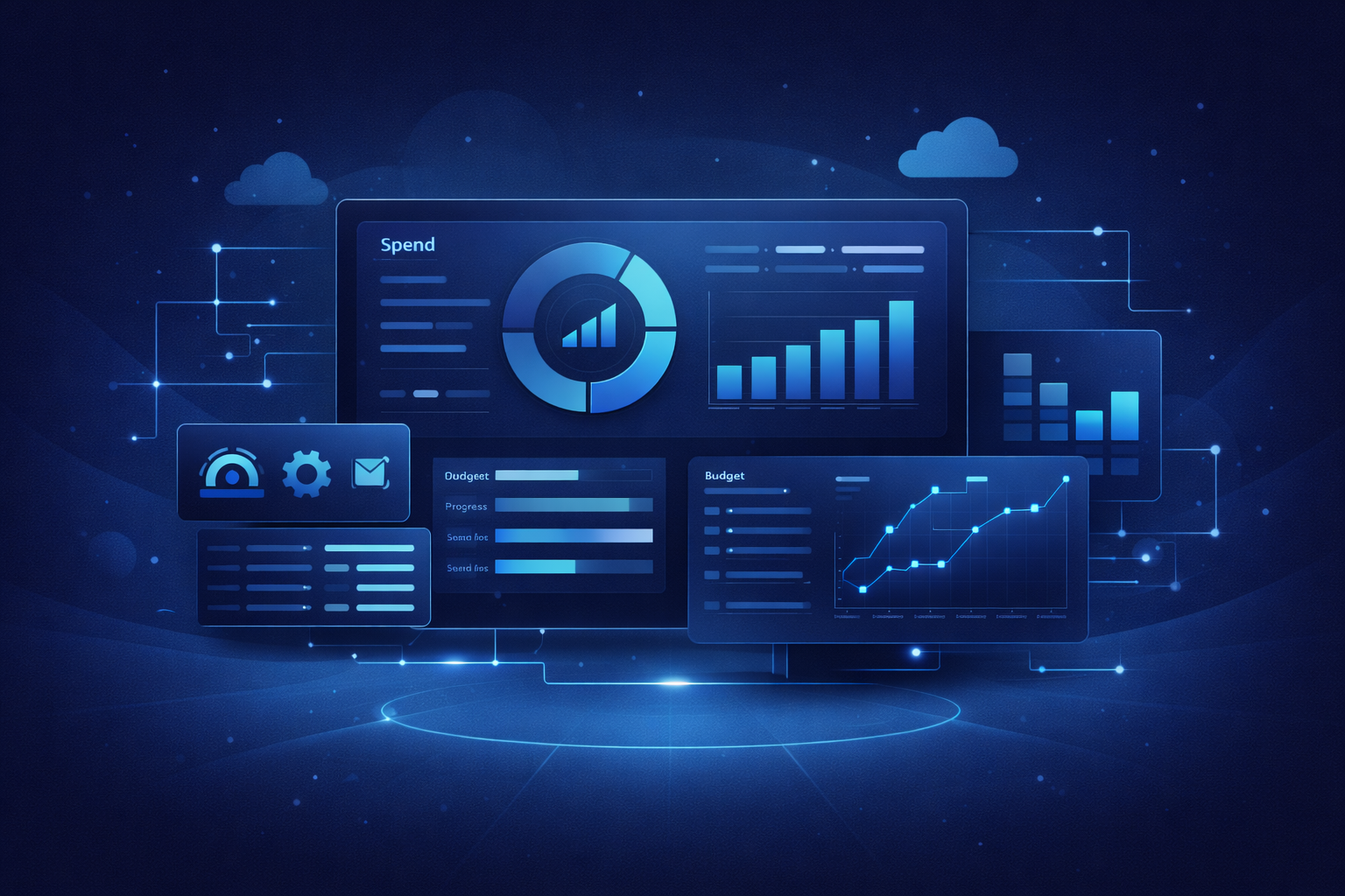 Operations management dashboard with SLA tracking
