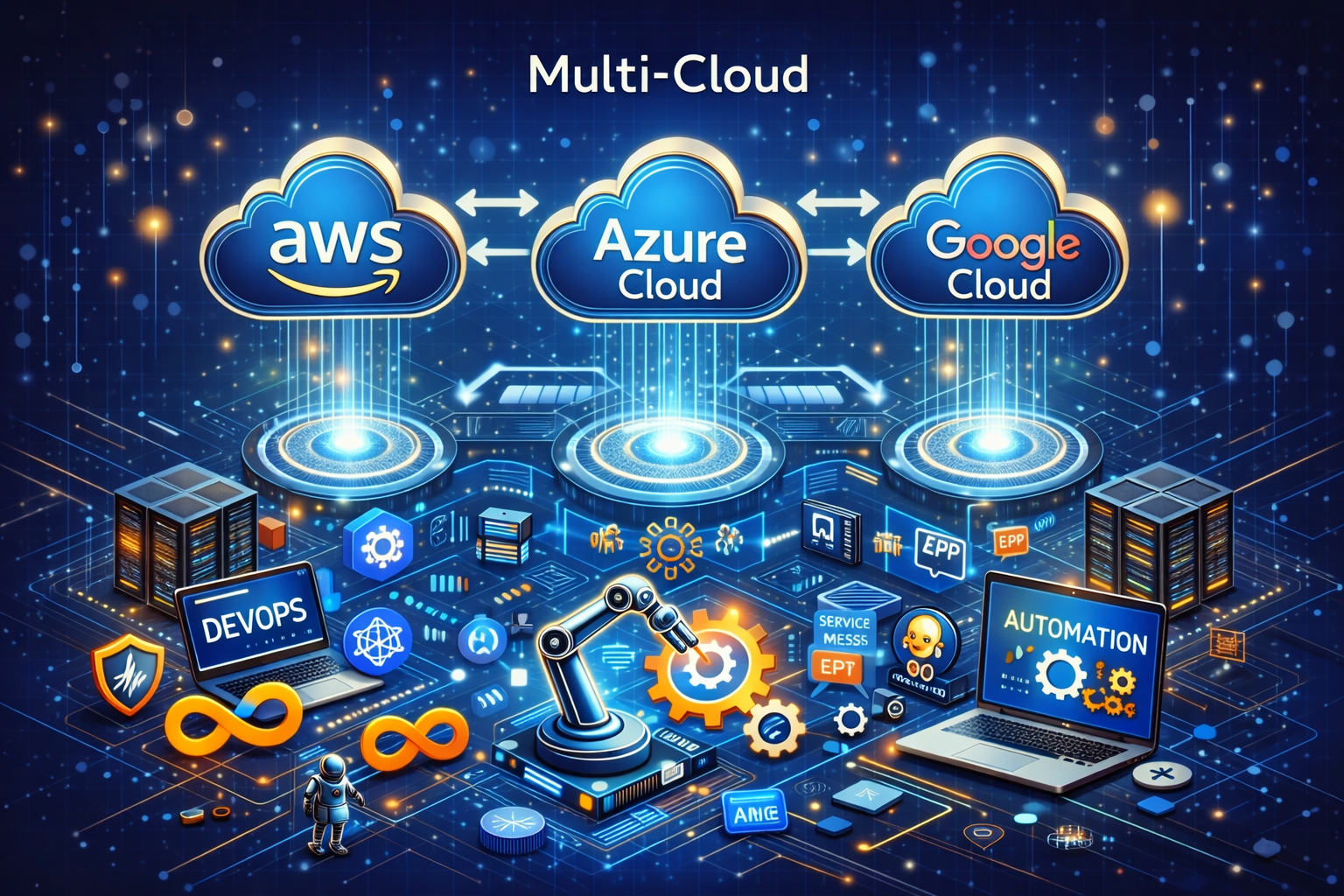 Hybrid cloud datacenter infrastructure